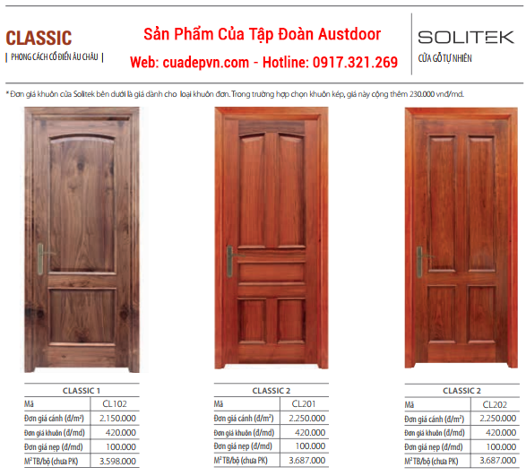 Solitek1 - Cửa gỗ SOLITEK Classic 203