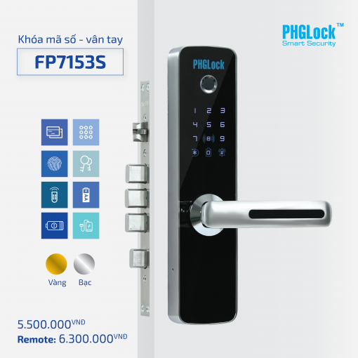 FP7153S 510x510 - PHGLock™ - Khoá vân tay FP7153W